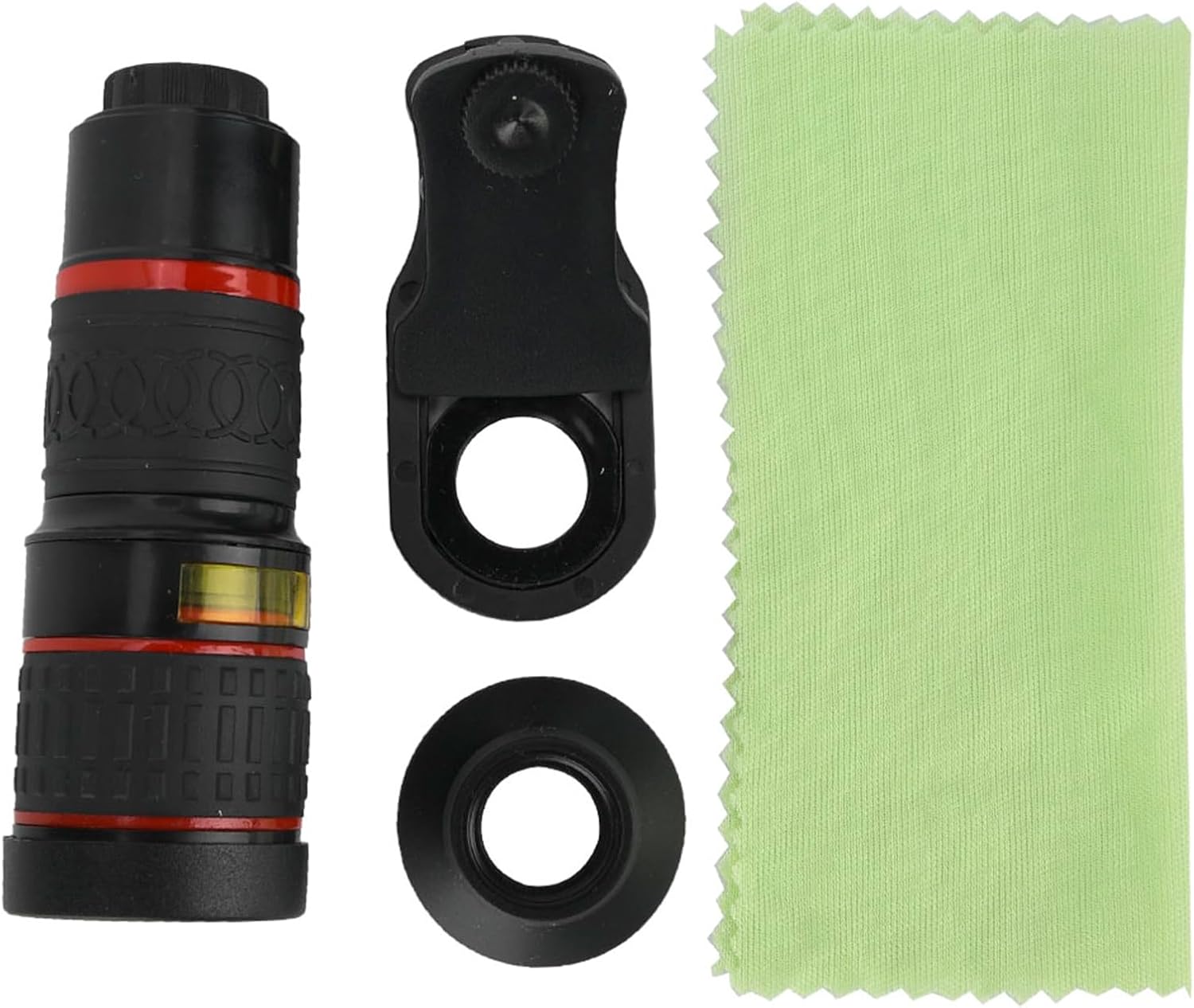 Acouto 20X Telephoto Lens, Long Focus Zoom Telephoto Lens with Clip for Smart Phone Tablet PC Black - Image 5