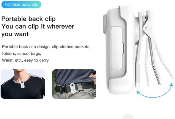 H8 64GB 4K Thumb Action Camera, Mini Body Cameras, Wearable Pocket Vlogging Camera, Multiple Accessory Mount Anywhere Small Portable Hands-Free Helmet Cam for Work, Cycling, Travel, Pet Walking - Image 8